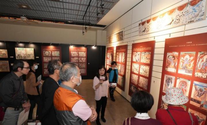 敦煌乐舞文化主题展走进台湾苗栗